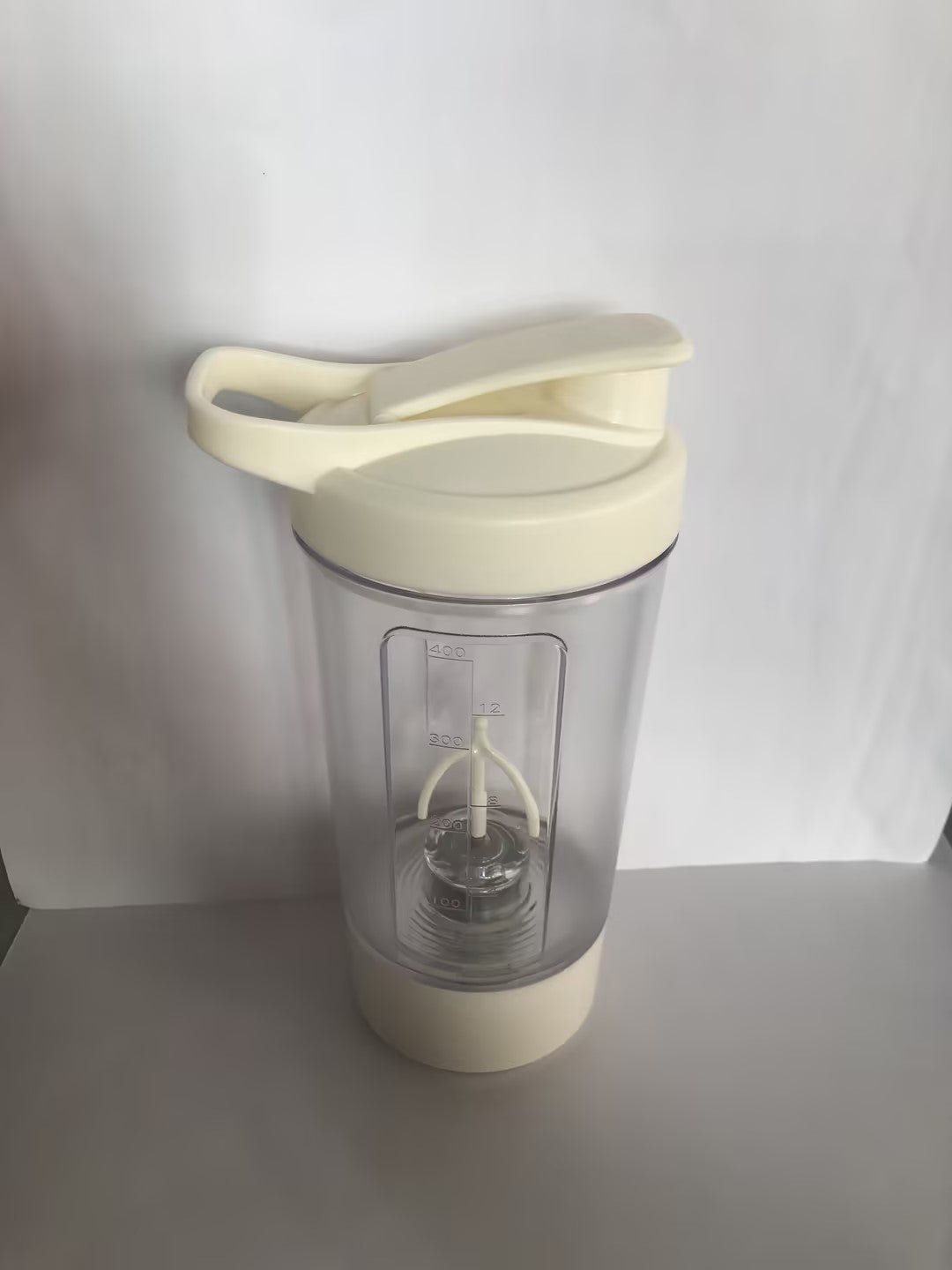 400ML Electric Protein Powder Mixing Cup - Automatic Shaker Mixer for Milk, Coffee, and Beverages - 1200mAh Battery Capacity