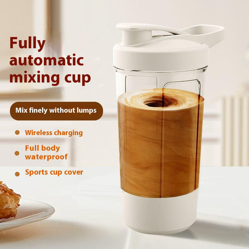 400ML Electric Protein Powder Mixing Cup - Automatic Shaker Mixer for Milk, Coffee, and Beverages - 1200mAh Battery Capacity