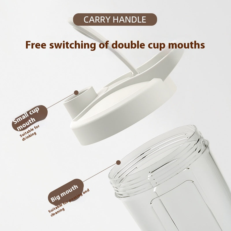 400ML Electric Protein Powder Mixing Cup - Automatic Shaker Mixer for Milk, Coffee, and Beverages - 1200mAh Battery Capacity